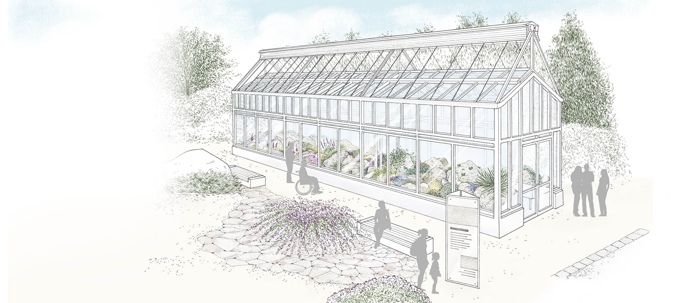 Das neue Alpinenhaus